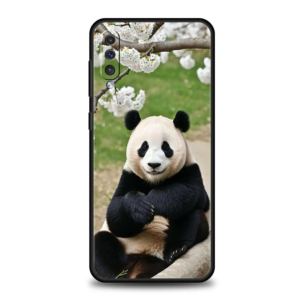 Fubao panda Phone Case For Samsung A54 A52 A24 A14 A50 A72 A70 A10 A30 A40 A20S A20E A02S A12 A22 A34 A42 A32 5G A04s Cover
