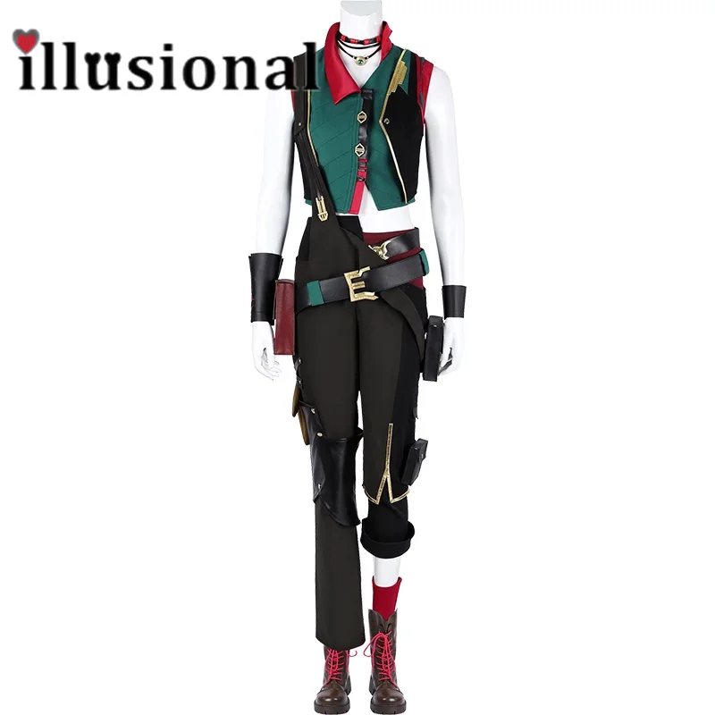 illusional Arcane2 Jinx Cosplay Costume Game Ball dress female