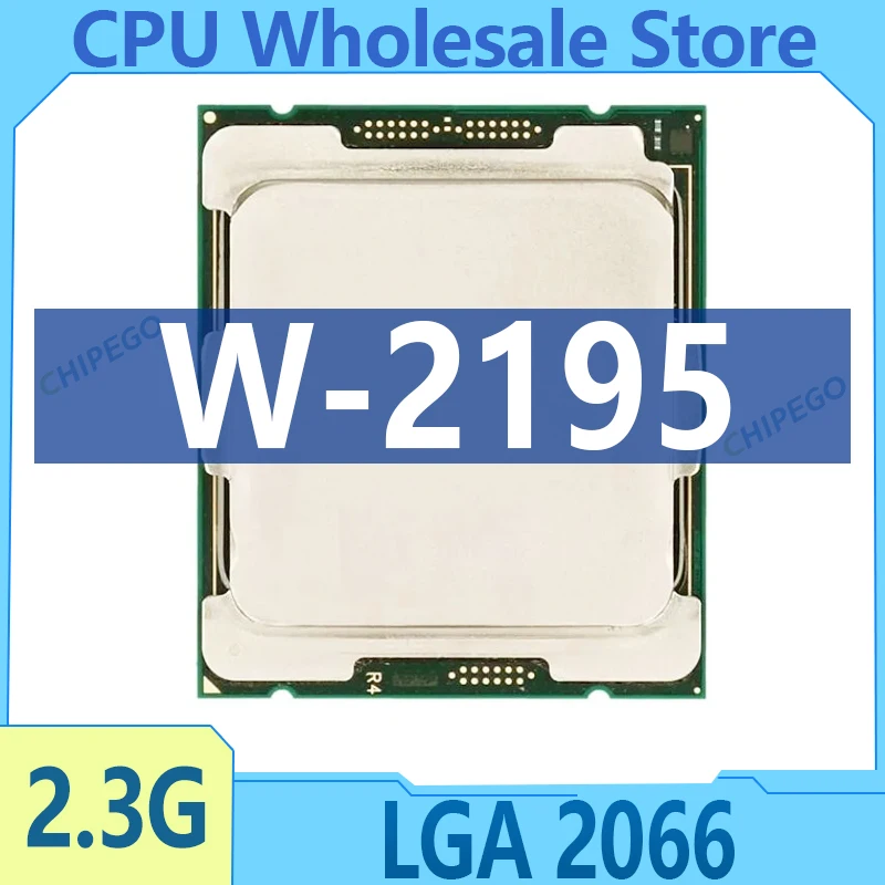 Xeon W-2195 CPU 18 Cores 36 Threads 2.3Ghz 24.75MB 140W processor LGA2066 W2195