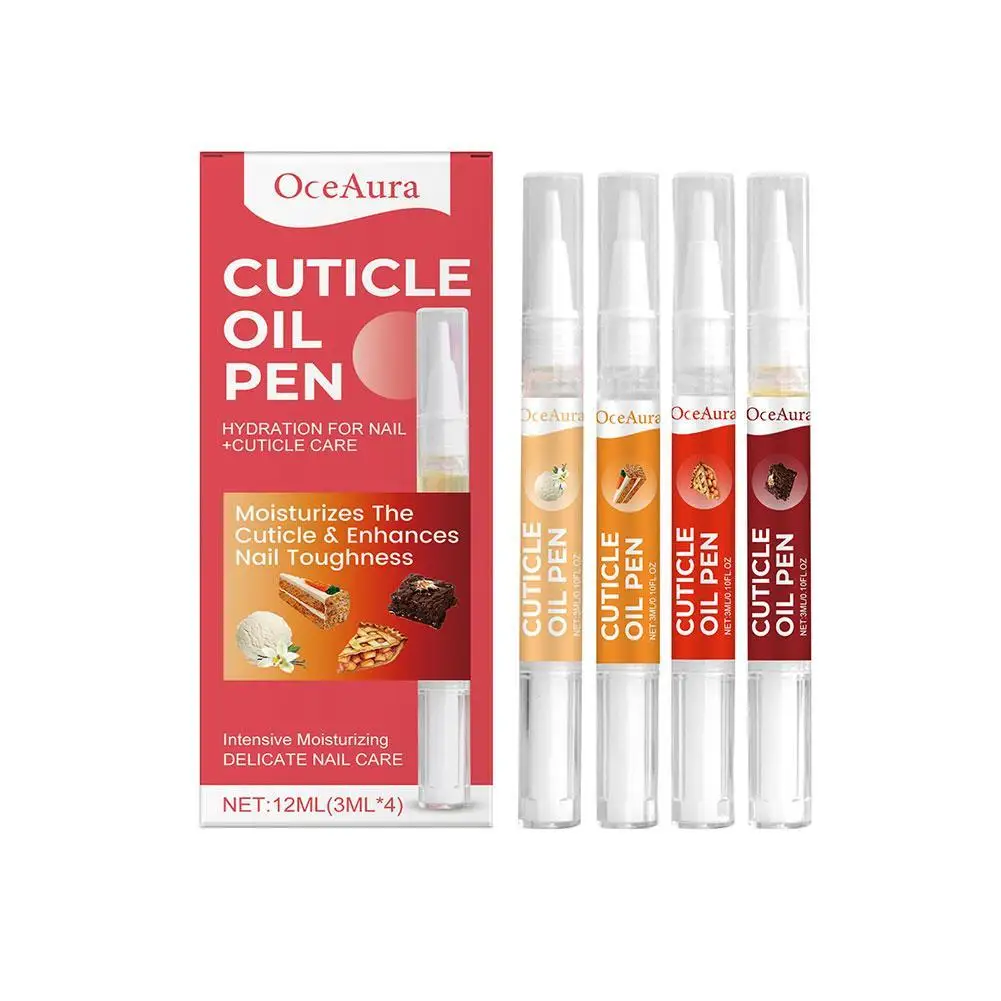 

12ML1pcs Cuticle Oil Nail Care Nutrition Oil Pen Gift Box Kit for Nails Nourishment Oil Dead Skin Cracks Care Product Set