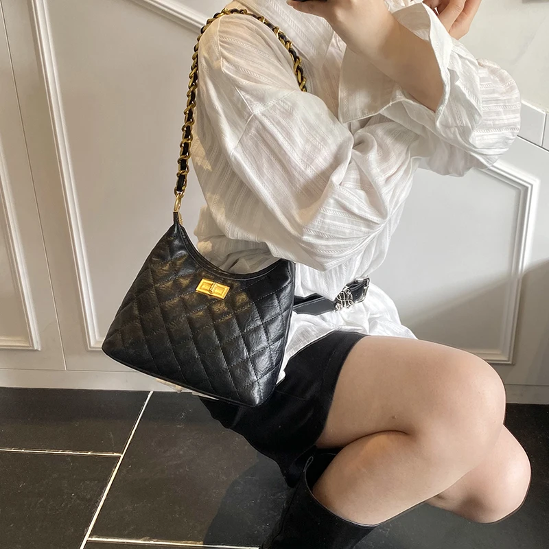 กระเป๋าถือสะพายไหล่ผู้หญิงแฟชั่น หนังแท้ ความจุเยอะ ดีไซน์หรูหรา กระเป๋าสะพายข้าง