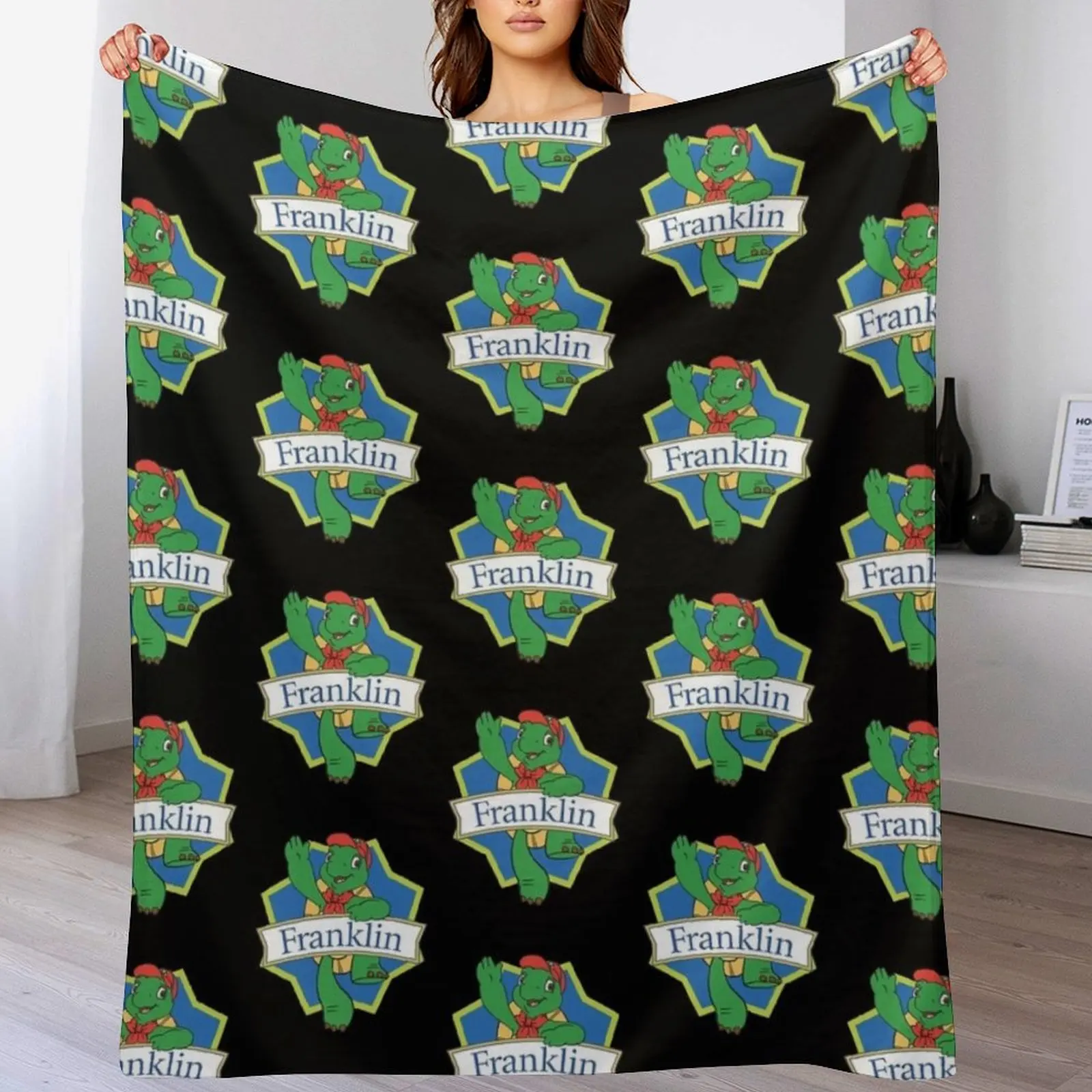 Franklin The Turtle Throw Blanket Luxurious Soft Blanket Holiday Gift for Family