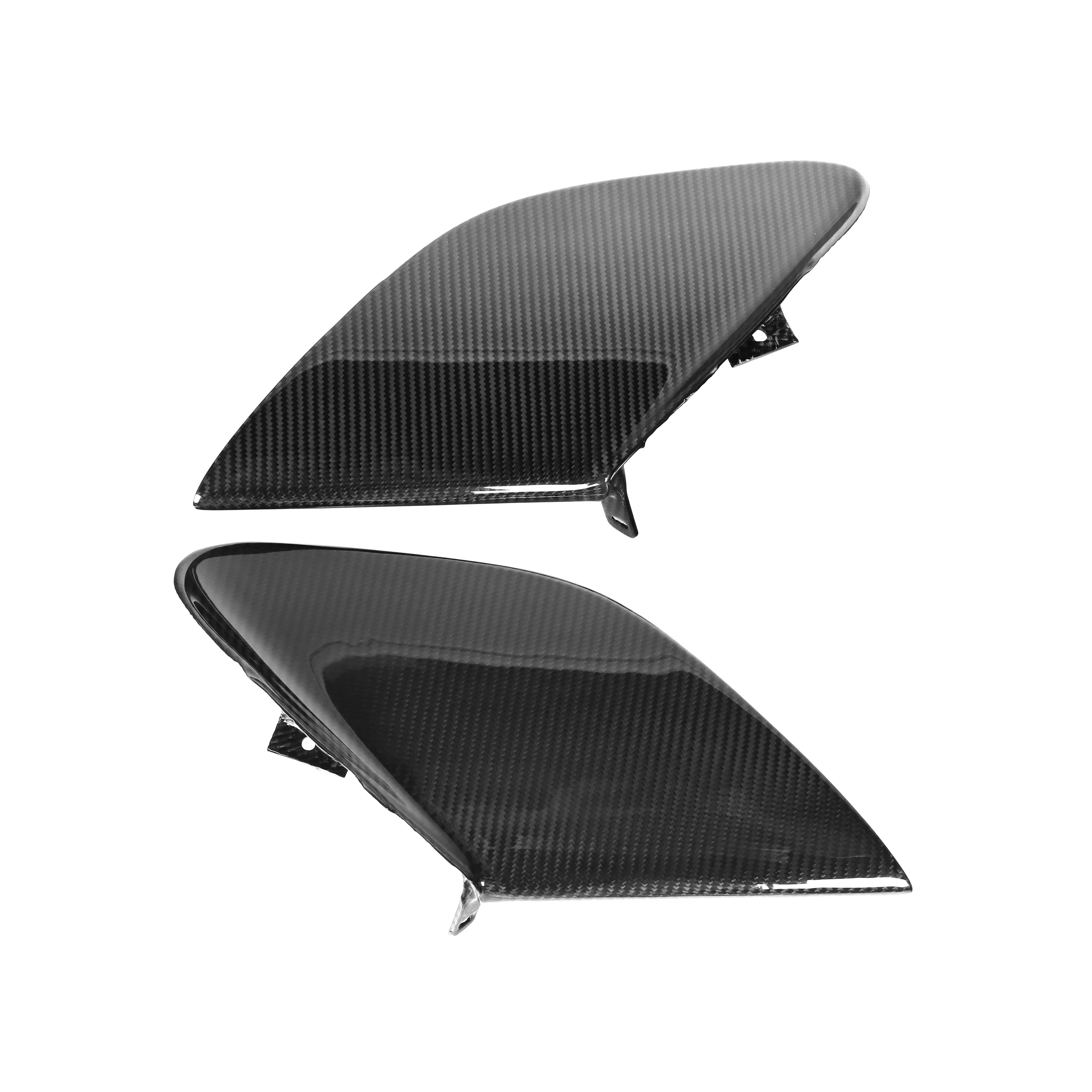 STLF2015-2018 لفيراري F488 N نمط ألياف الكربون الجافة عالية الحاجز الزخارف طقم الجسم المصد الجديد #4