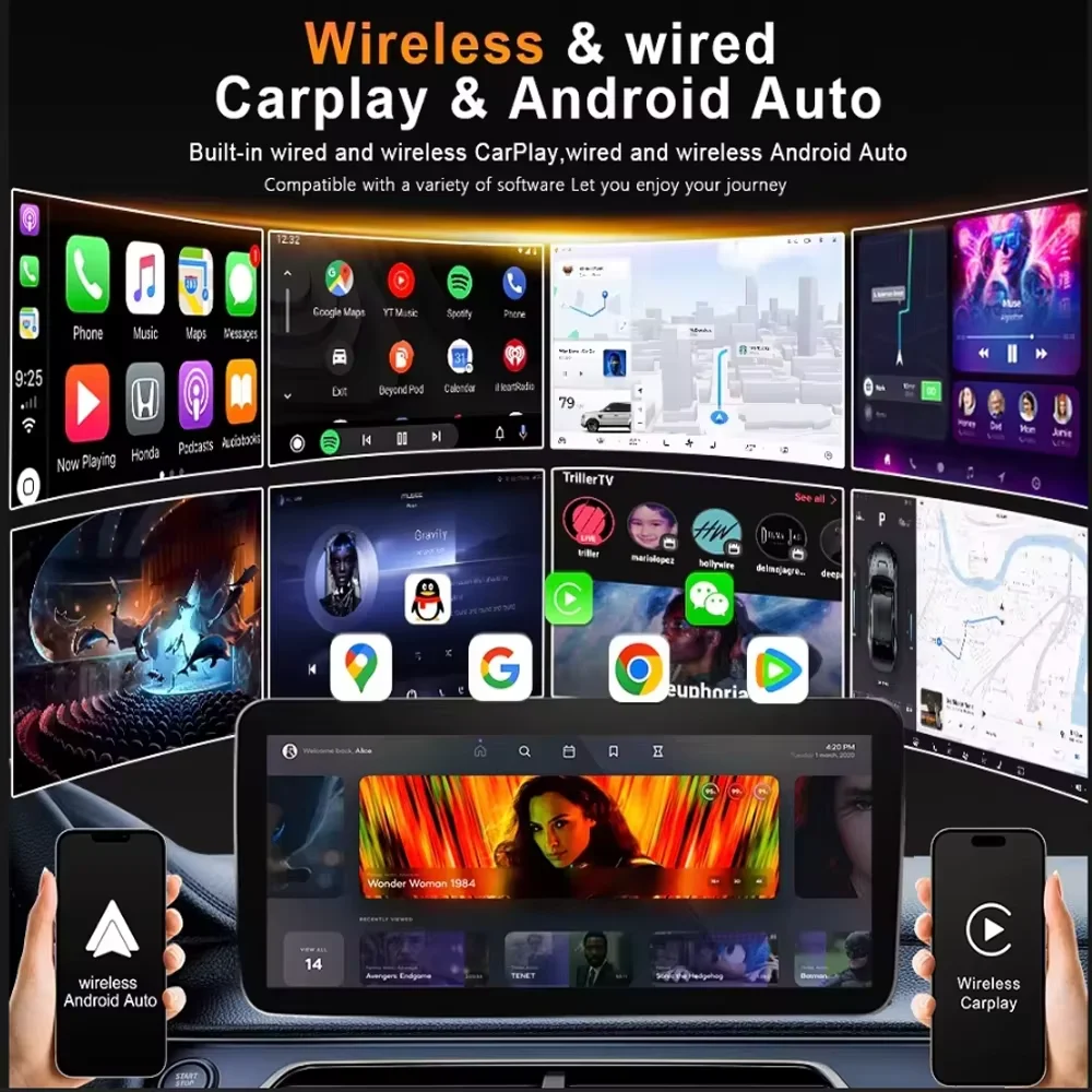 Android 12.3 Inch For Mercedes Vito W447 2014-2022 Car Radio Multimedia Video Player GPS Radio 5G CarPlay Navigation WIFI GPS BT