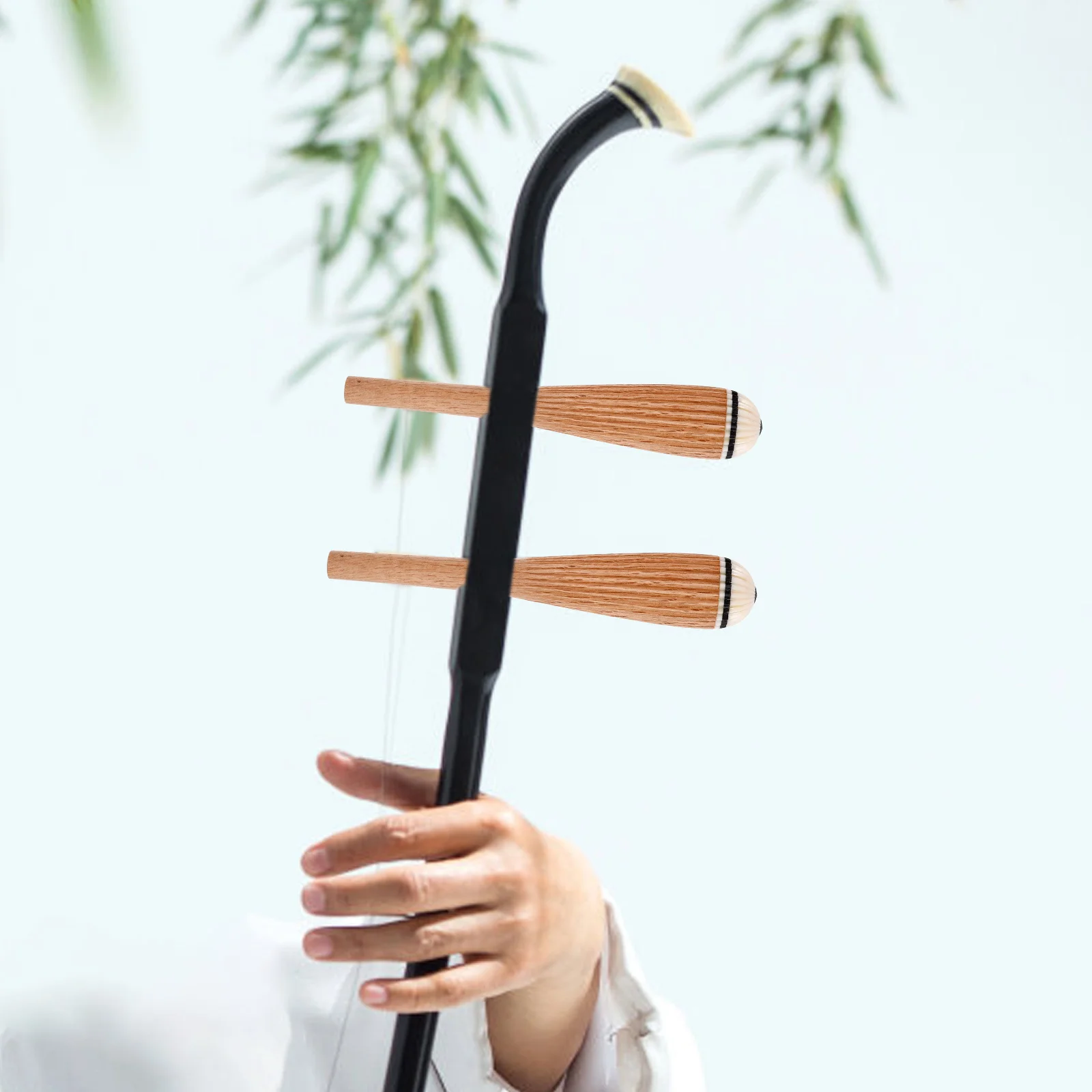 

2Pcs Erhu Tuning Pegs Wooden Shaft Pegs Replacement Accessories Lightweight Durable for Stable Tuning Wooden Erhu Peg