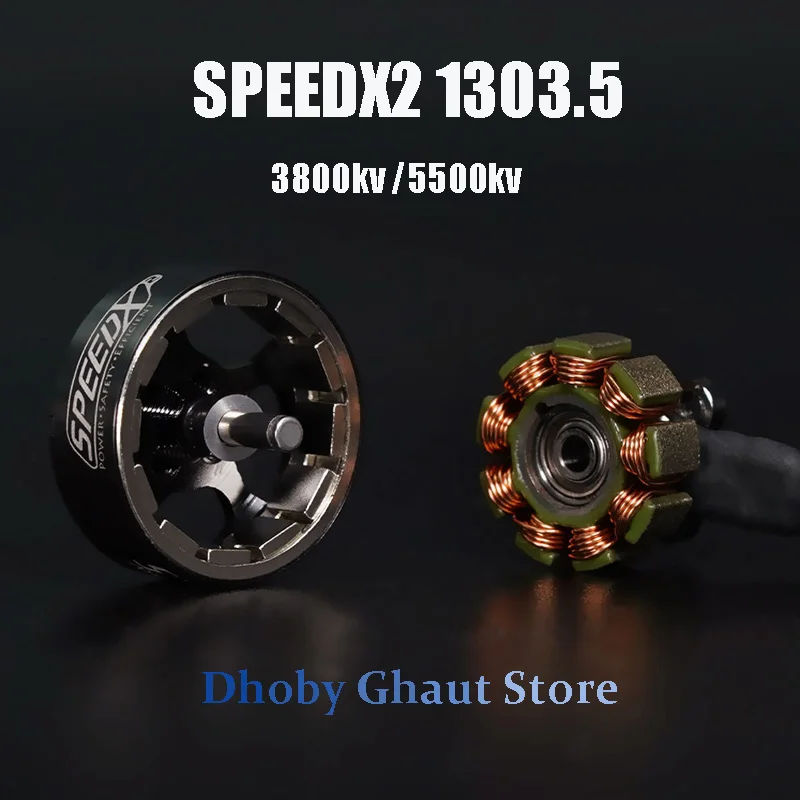 

SPEEDX2 1303.5 3800KV/5500KV Motor Suitable for 2″ Cinewhoop FPV Drones Clog 20 for RC FPV Quadcopter Freestyle Drone