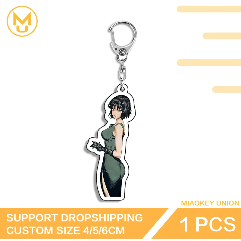 Fubuki Sunscreen Seductive Double Sided Keyring Toys Hobbies Premium Hot Selling Delicate Anime Jewelry Accessories Gifts