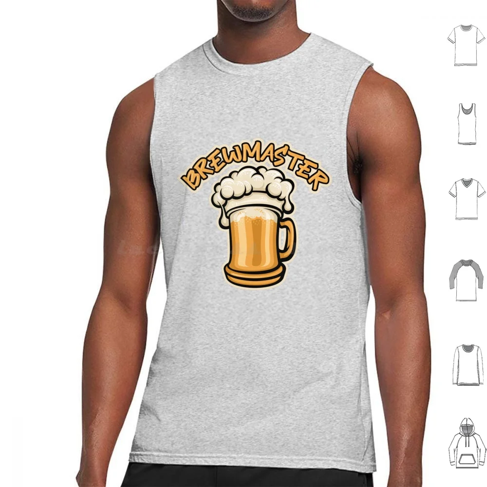 The Brewmaster Need A Caneca de cerveja Regatas Colete sem mangas Cerveja Bier Pint Espuma Brewmaster Beer Homebrew