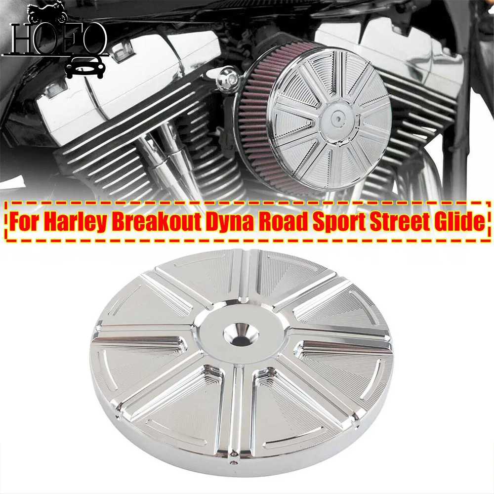 

Motorcycle Air Cleaner Cover Protector For Harley-Davidson Dyna Breakout Electra Road Glide Night Train Softail