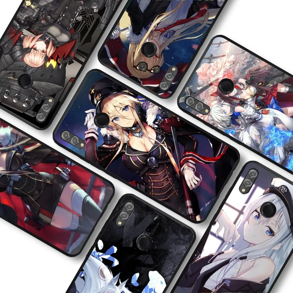 Game Azur Lane Phone Case For Huawei Honor 10 lite 9 20 7A 9X 30 50 60 70 pro plus Soft Silicone Cover