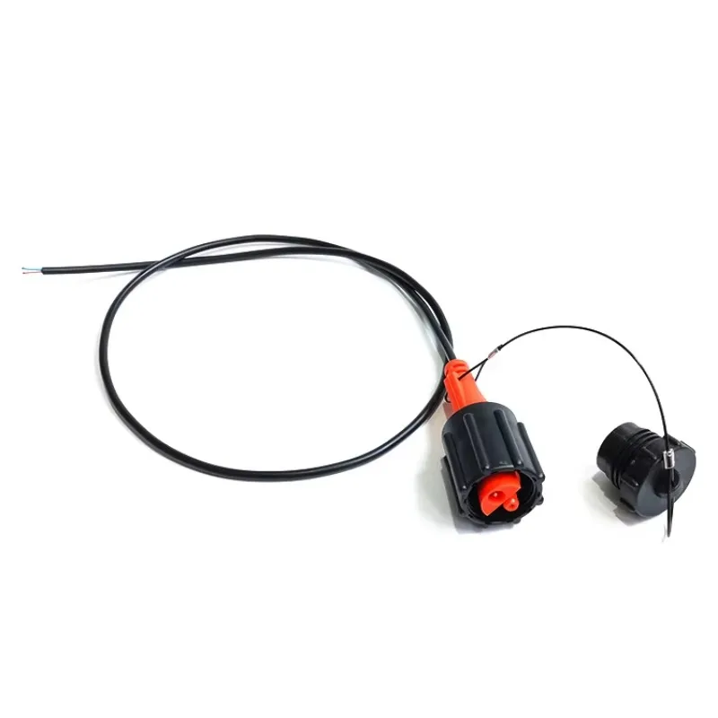 Hot Sell KCK Screw Fit Male Connector with Leader in Cable 1 Meter for Geophone 408 Male Connector for Geophone String in stock