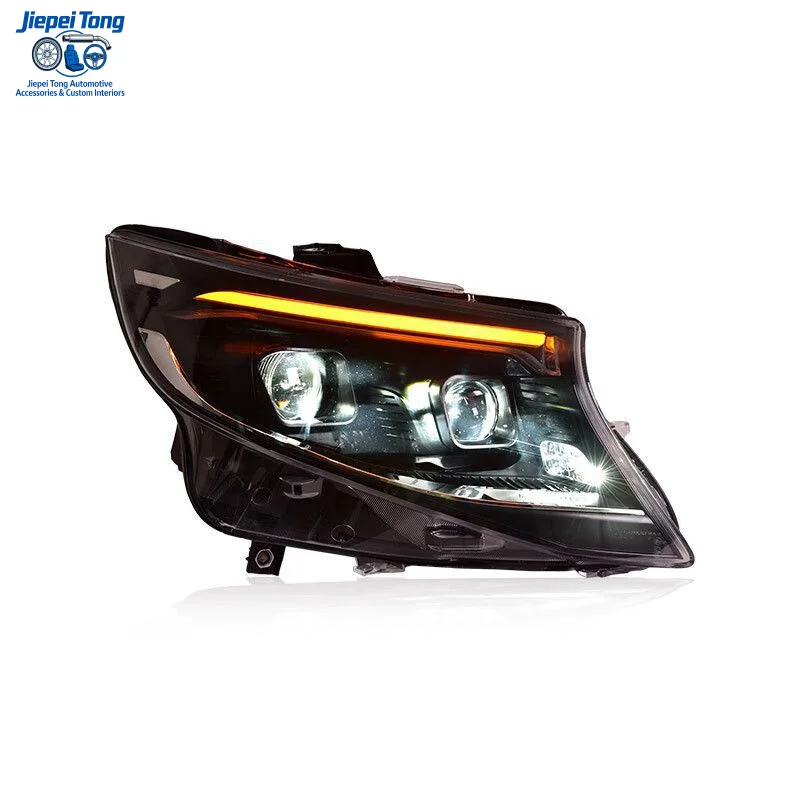 

Подходит для Mercedes-Benz Vito 2016-2023, модифицированный под 2024 год, светодиодные фары, дневные ходовые огни, указатели поворота