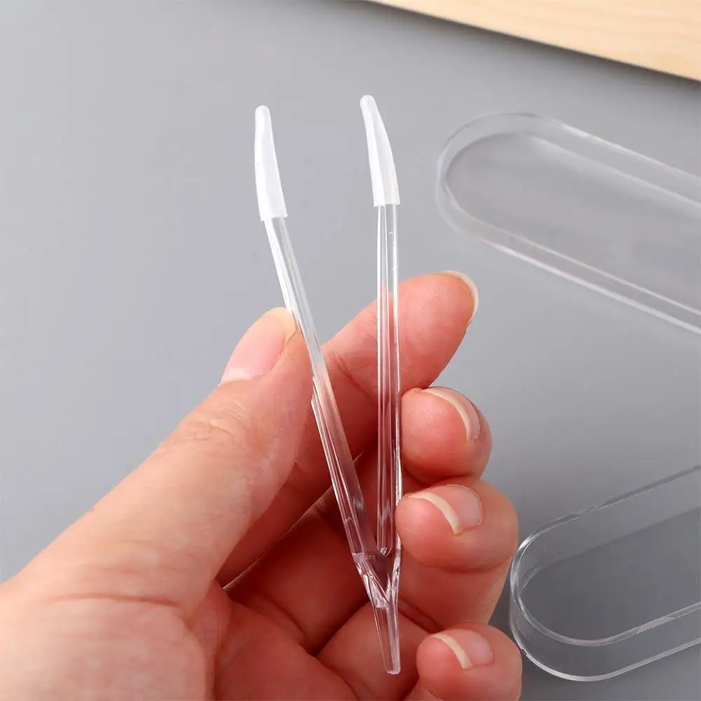 Plastic Contact lens wearing Independent shell Large Contact lens clip Suction stick Beauty tools Tweezers