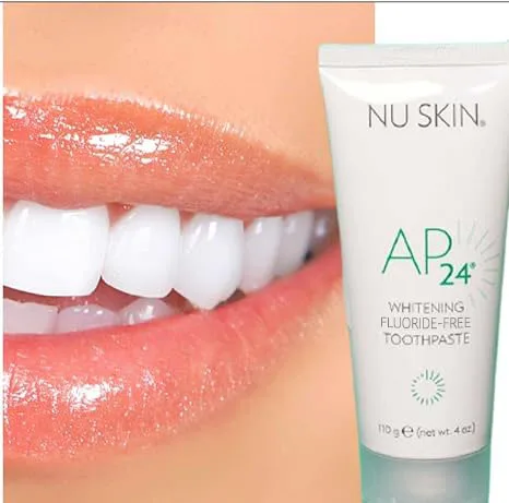 Nu Skin AP 24 Deep Clean White Toothpaste Whitening Toothpaste Cleans Tartar Care Gums Whitening Fluoride-Free Toothpaste