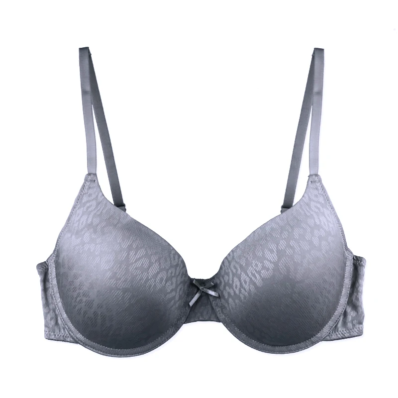 Mierside 2824 Black/Khaki/Grey Push Up Bra Sexy Size Women's Padded Bra Sexy 3/4Cup Bralette Steel Ring Gather Bralette