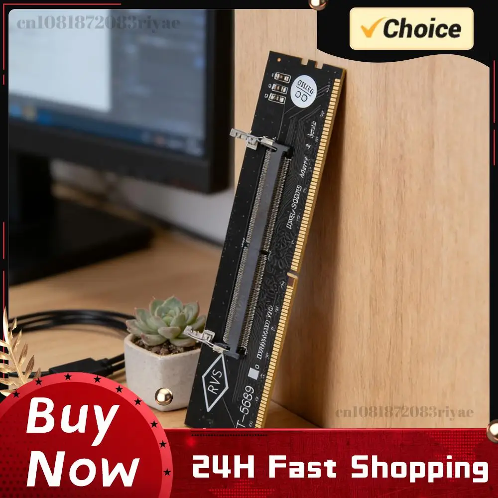 

DDR5 Laptop To Desktop 5th Generation UDIMM Adapter Card Memory Connector Converter Adaptor Computer PC Accessories