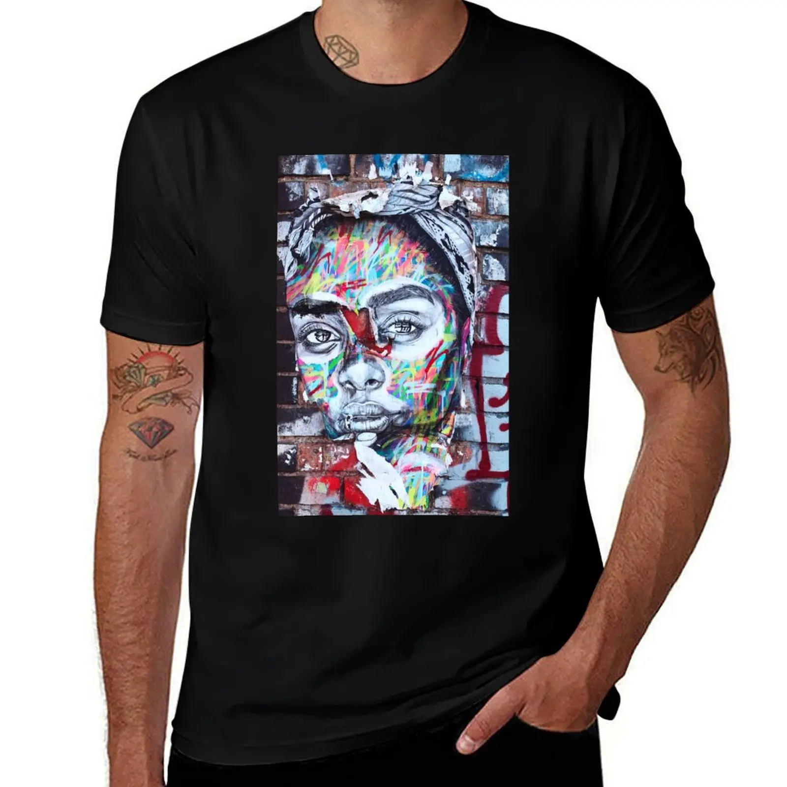 

Lauren Hill Graffiti T-Shirt t shirt man plain black cotton t-shirt plain for man package man graphic t shirt T-Shirt