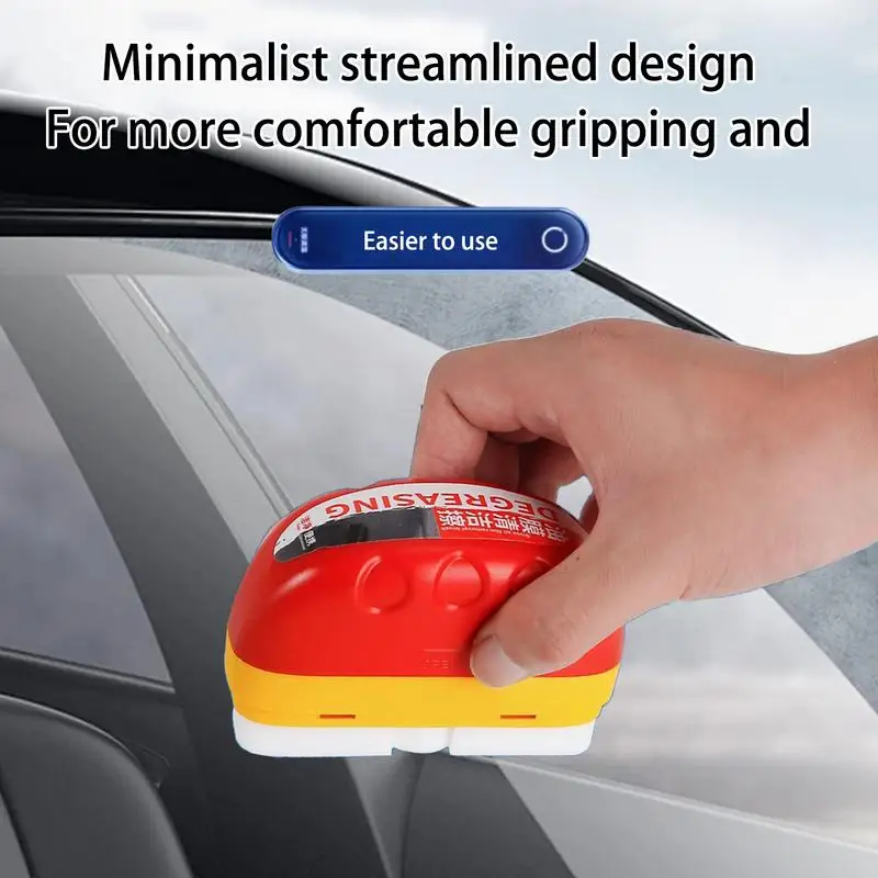 

Automotive Oil Film Cleaning Brush Effective Automotive Oil Film Cleaner Car Glass Oil Film Cleaner Practical Car Oil Film