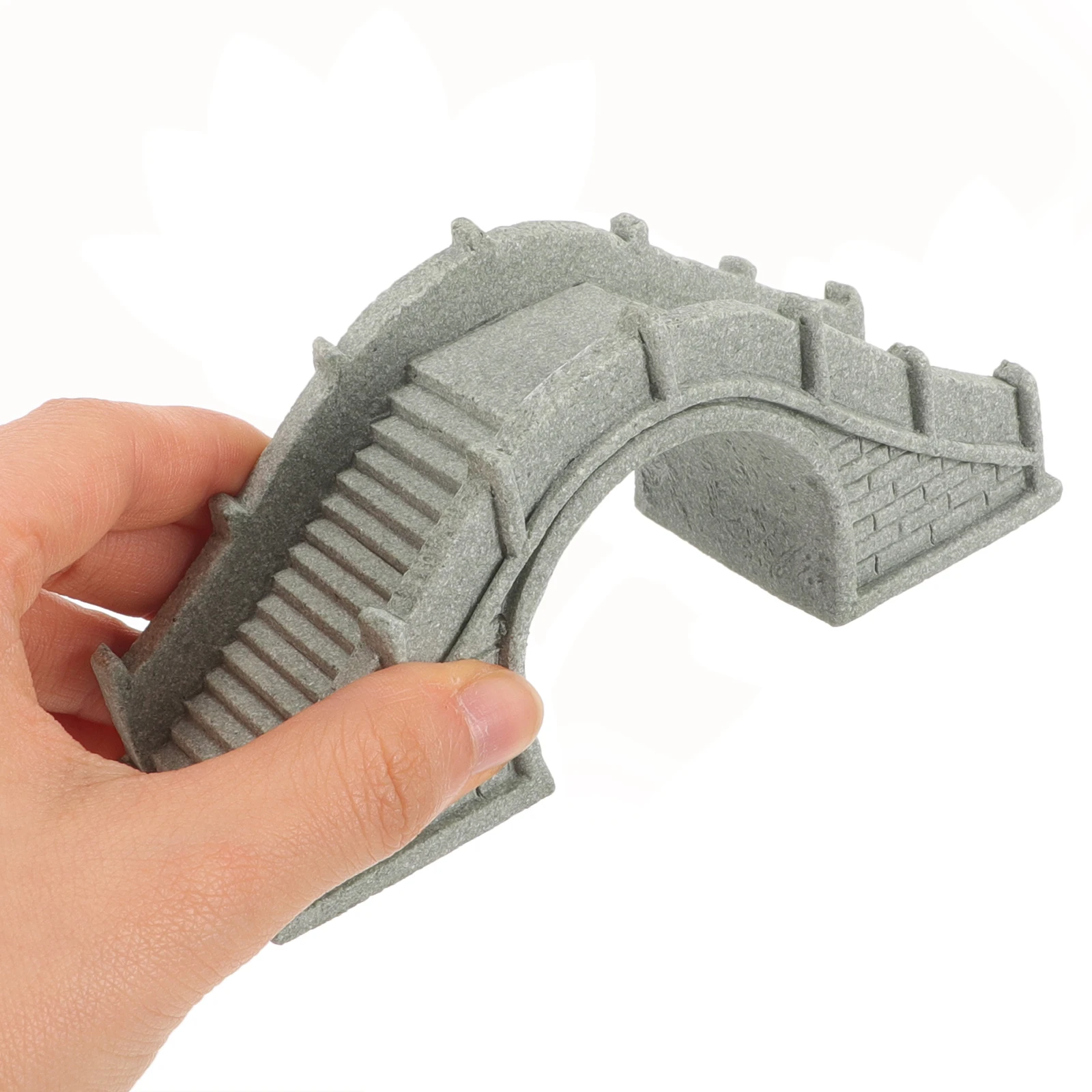 

Large Stone Bridge Ornaments Realistic Resin Decoration for Garden Yard Bonsai Mini Model Accessories Pond Layout DIY Supplies
