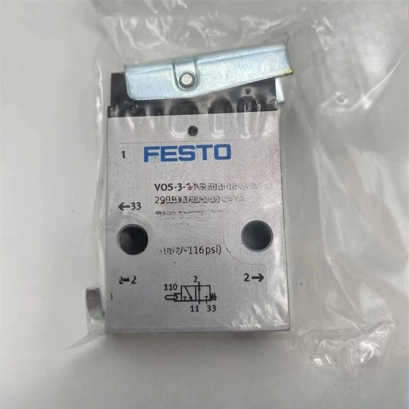 Parts forFESTO Festo direct acting round head valve VOS-3-1/8 2952 two-way three-way normally open electronic control