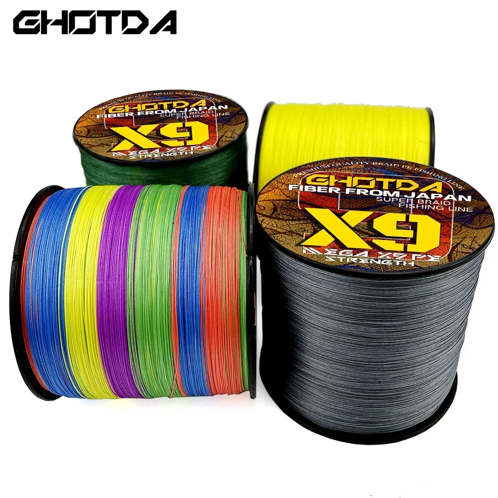 

9 /8 Strands 300M Japan PE Fishing Line Braid Multifilament Wire Sea Spinning Super Strong 18LB-100LB Carp/Bass Boat Fish Tool