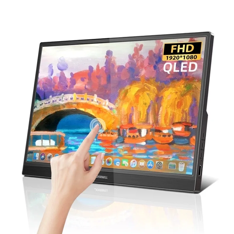 

15.6” Touchable Full HD LCD Display 1980x1200P with VESA 75mm Mounting Holes