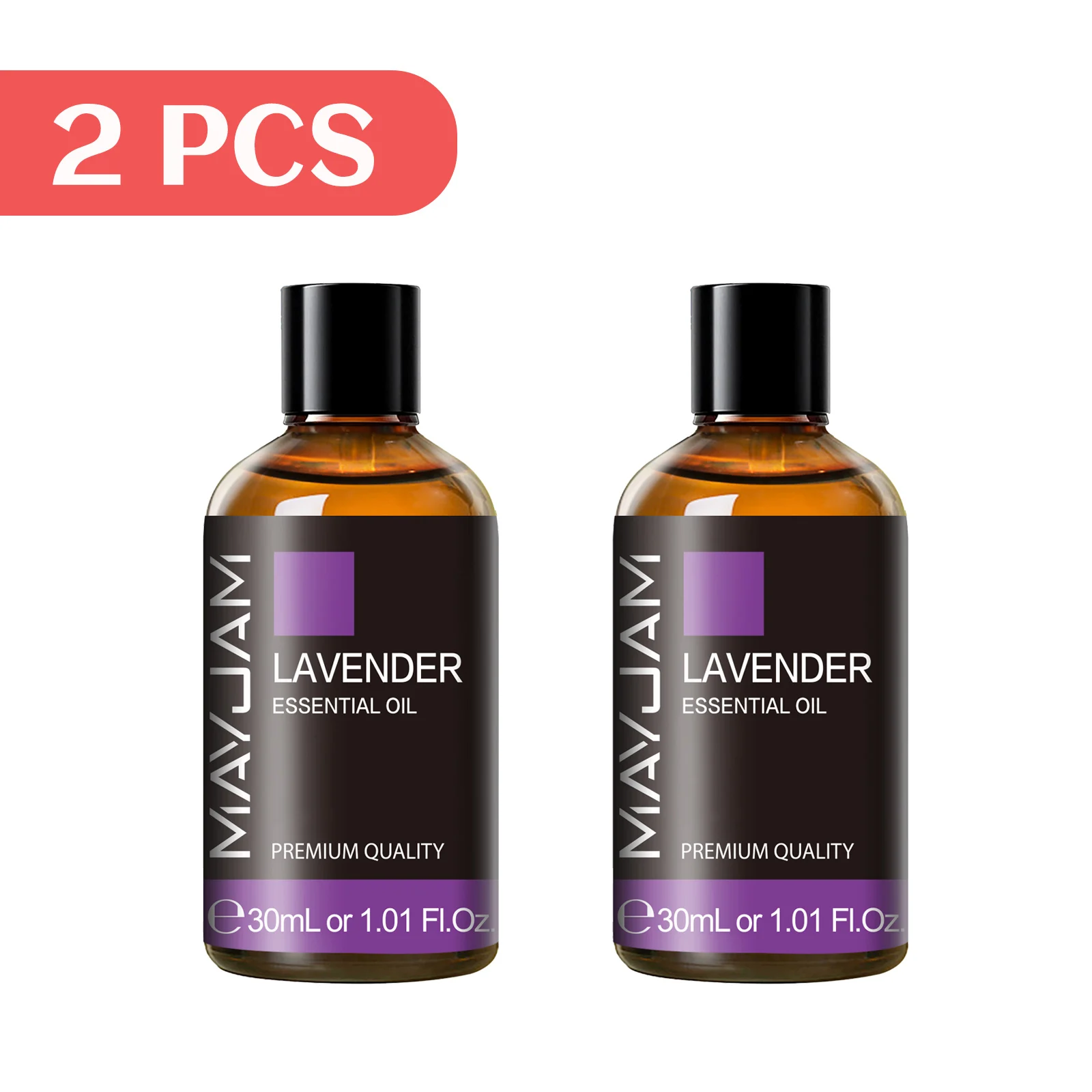 Mayjam 2pcs Essential Oils 30ml Lavender Vanilla Sandalwood Mint Rose Pure Plant Aromatherapy Oils Air freshener Reed Diffuser