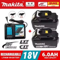 Original Makita 18V 6.0AH/5.0AH replacement lithium battery, fast charging for Makita BL1860B BL1840 BL1850 BL1830, tool battery