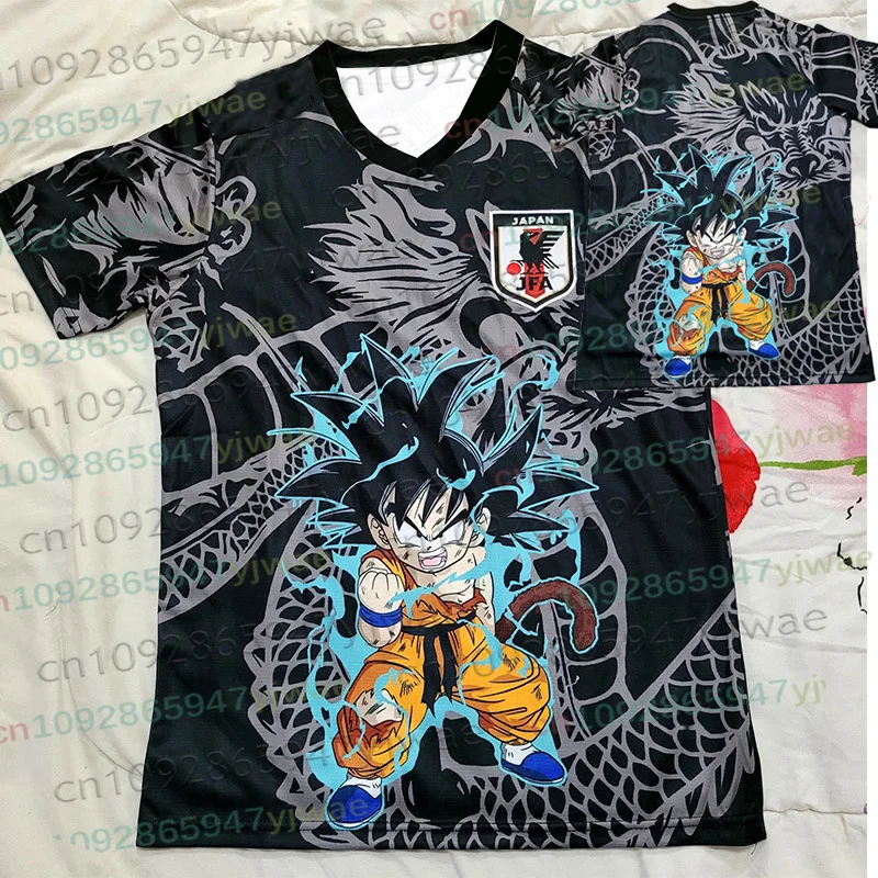 2026New Japanese Anime Dragon Ball Z Special Edition Football Jersey T-shirt Goku Vegeta Adult Men's/Kids Oversize Sports Tshirt