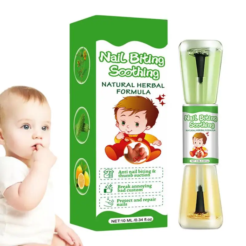 Nail Biting Polish For Kids 2 In 1 Bitter Nail Polish Natural Nail Biting Solution Toddler Polish Bitter Taste Bitter Sucking