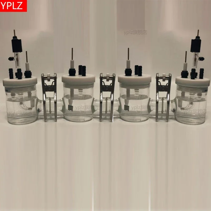 Exchange membrane ion membrane 4H electrochemical sealed electrolytic cell electrolytic cell 4 cells four pairs of cells