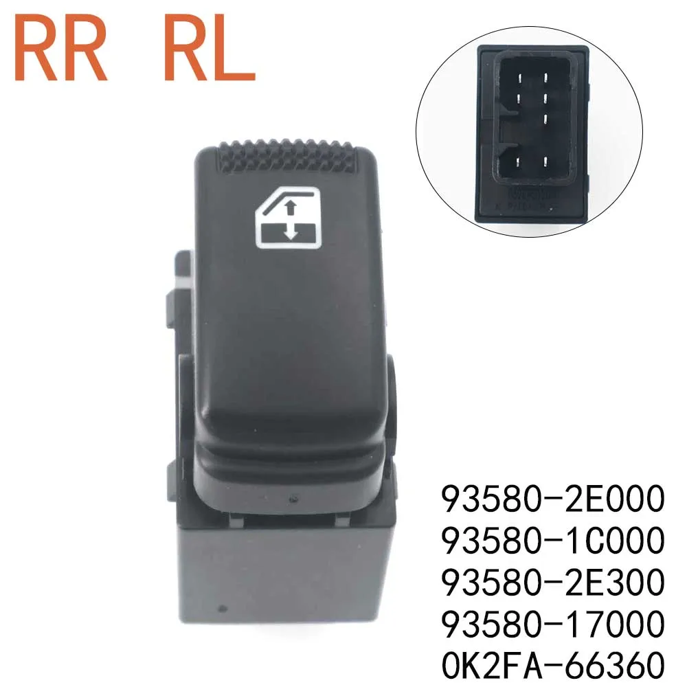

93580-2E000 Electric Power Window Switch Button For Hyundai Tucson 2006 2007 2008 2009 2010 2011 Sportage 05-10 Carens 02-06