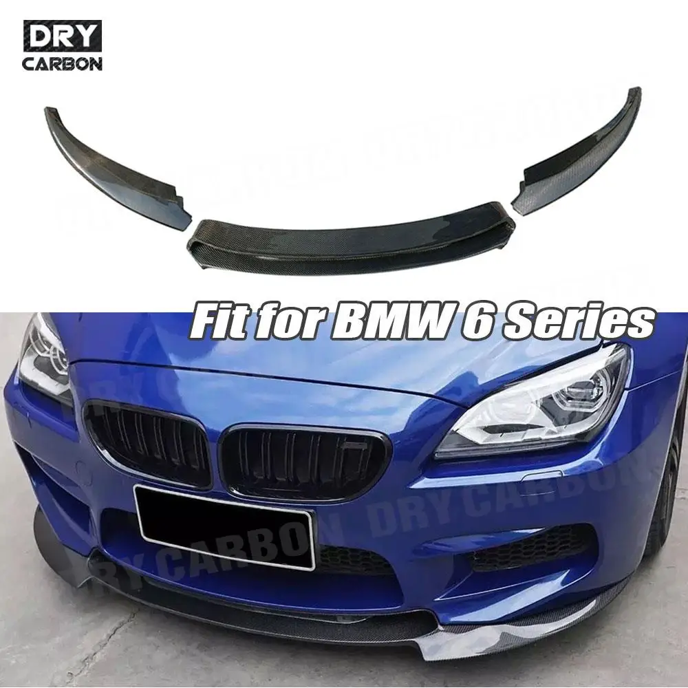 

Carbon Fiber Front Bumper Lip Spoiler for BMW 6 Series F06 F12 F13 M6 2014 2015 2016 2017 Bumper Chin Shovel Car Accessories