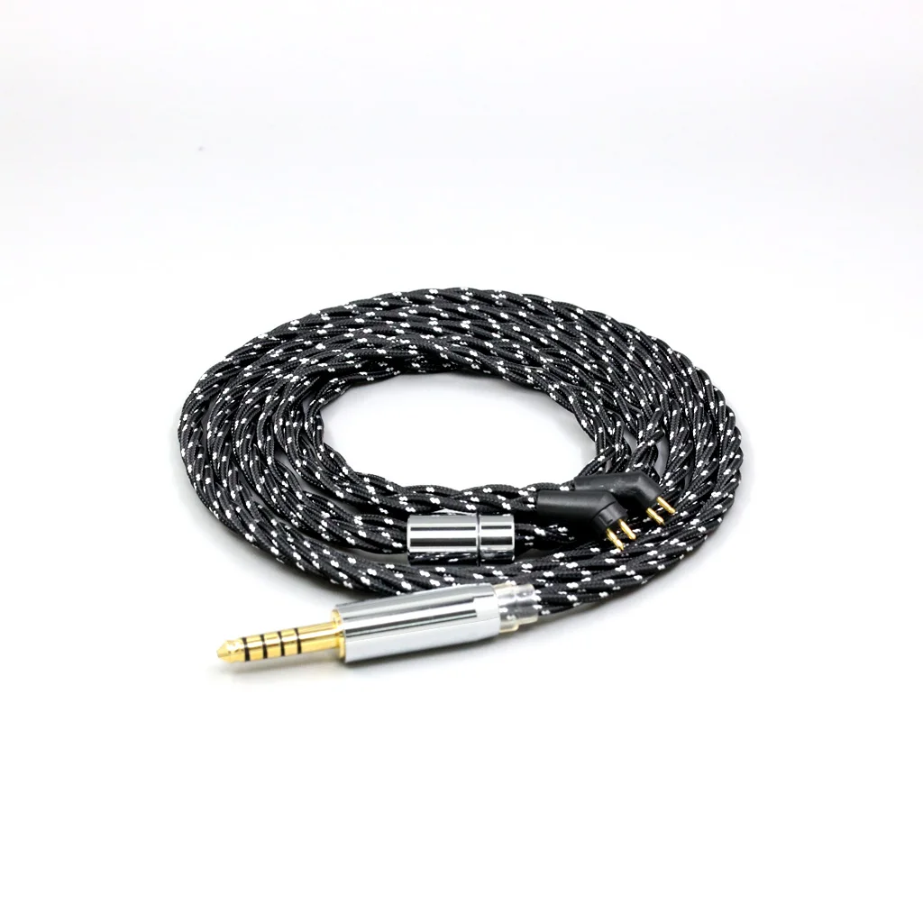 OCC kabel Earphone nilon pemutar OFC campuran untuk Etymotic ER4B ER4PT ER4S ER6I ER4 2pin LN008721