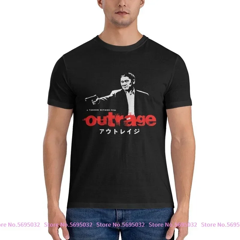 Takeshi Kitano Outrage Japanese Yakuza Action Movie Shirt T-shirt Soft Unique Hip Hop Hot Selling Tee