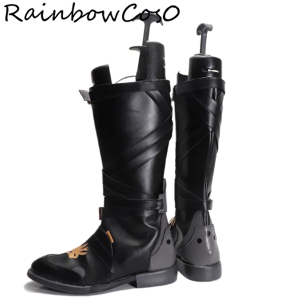 Jinhsi Calcharo Wuthering Waves 코스프레 신발 부츠 게임 애니메이션 파티 할로윈 RainbowCos0 W5455