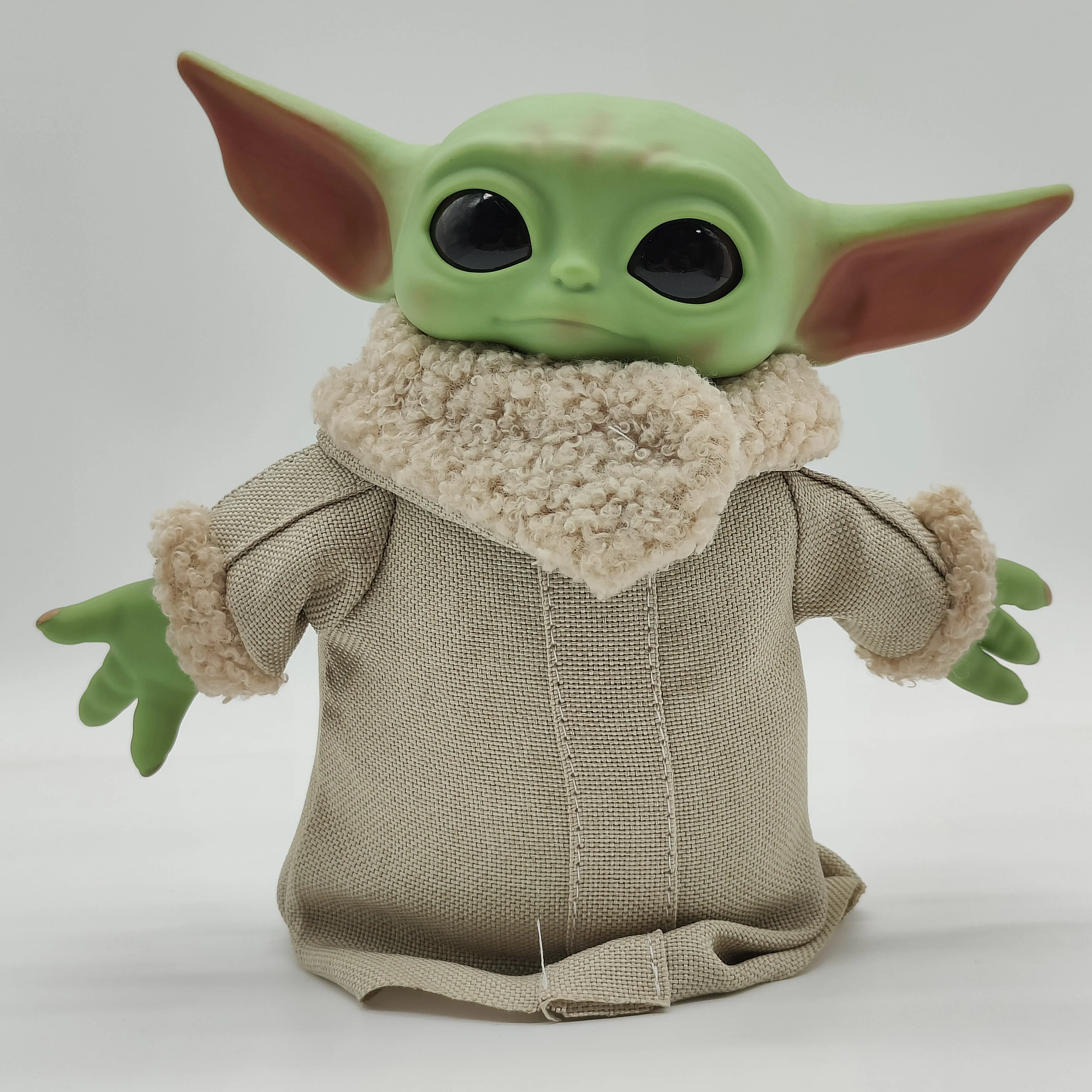 Star Wars Mandalorian The Child Baby Yoda Plush Action Figure Toys Real clothes Doll Colletion Model view 2