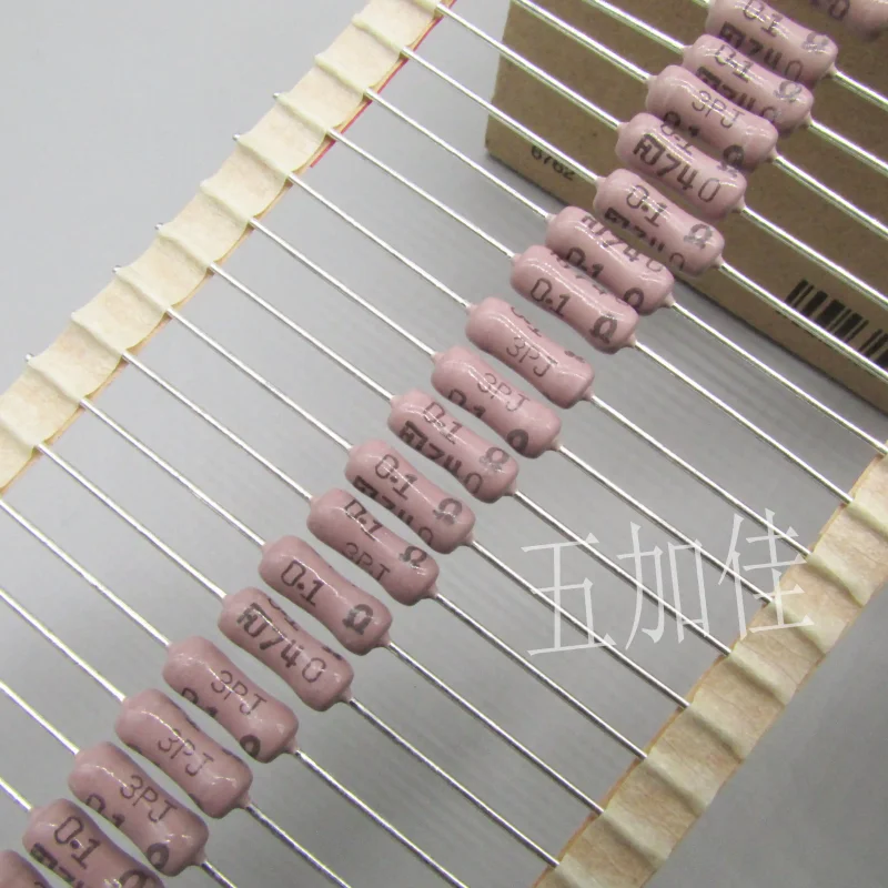 10-100pcs Japan RSP03JR100A520N 3W 0.1R 5% high-power heat-resistant metal film resistor