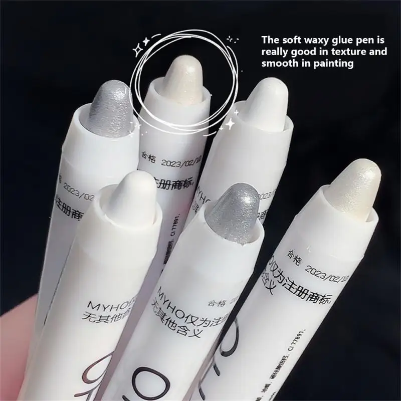 Matte Glitter Lying Silkworm Highlighter Pen Eyeshadow Long-lasting Waterproof Brighten Pearlescent Eyeshadow Eye Women Makeup