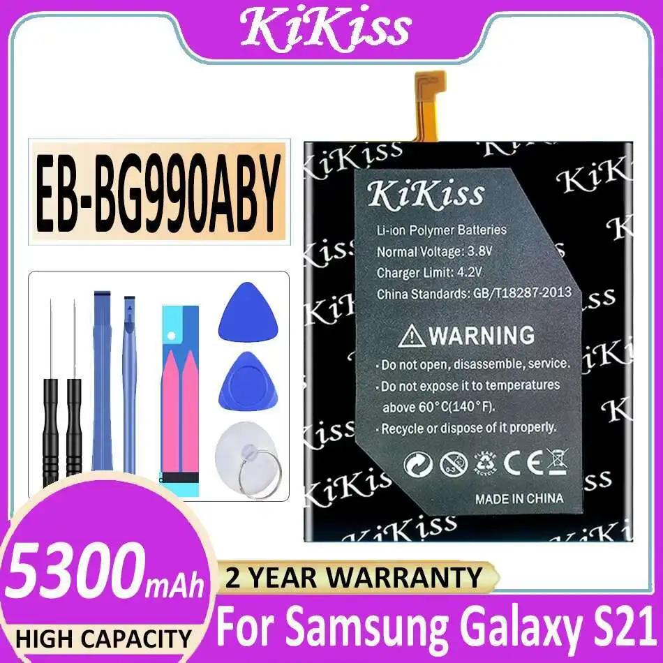 

For Samsung Galaxy S21 FE 5G SM-G990 EB-BG990ABY 5300mAh Reliable Power Mobile Phone Battery Long-Lasting