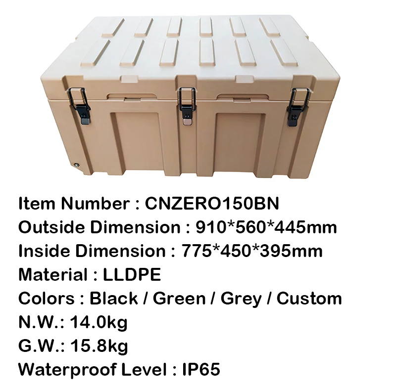 Desert Island Survival Camping ODM &OEM LLDPE Drop Box Waterproof Rotomoding Tool Case Boxes