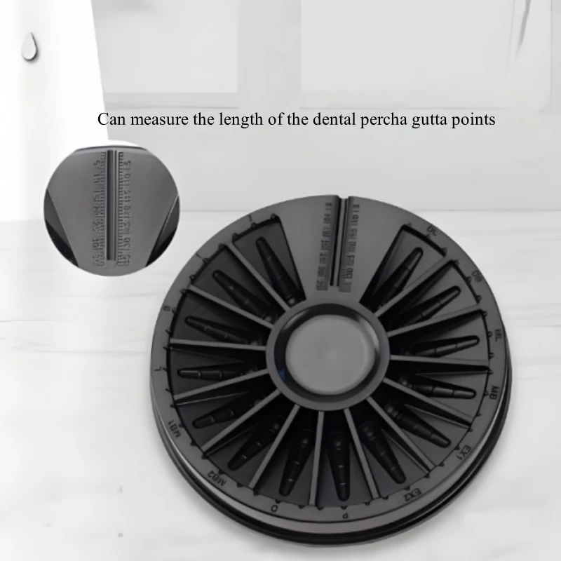 صندوق تعقيم نقطة جوتا بيرشا للأسنان قابل للتعقيم علبة تعقيم لثة الأسنان مساطر قياس أداة طب الأسنان #2