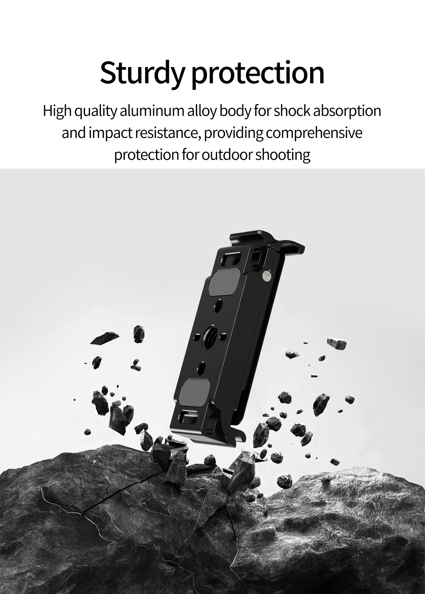 Seitenabdeckung Gehäuse Ersatz Batterie Deckel Tür Abdeckung Aluminiumlegierung für Go Pro Hero 13/12/11/10/9 Schwarz Zubehör – Detail 11