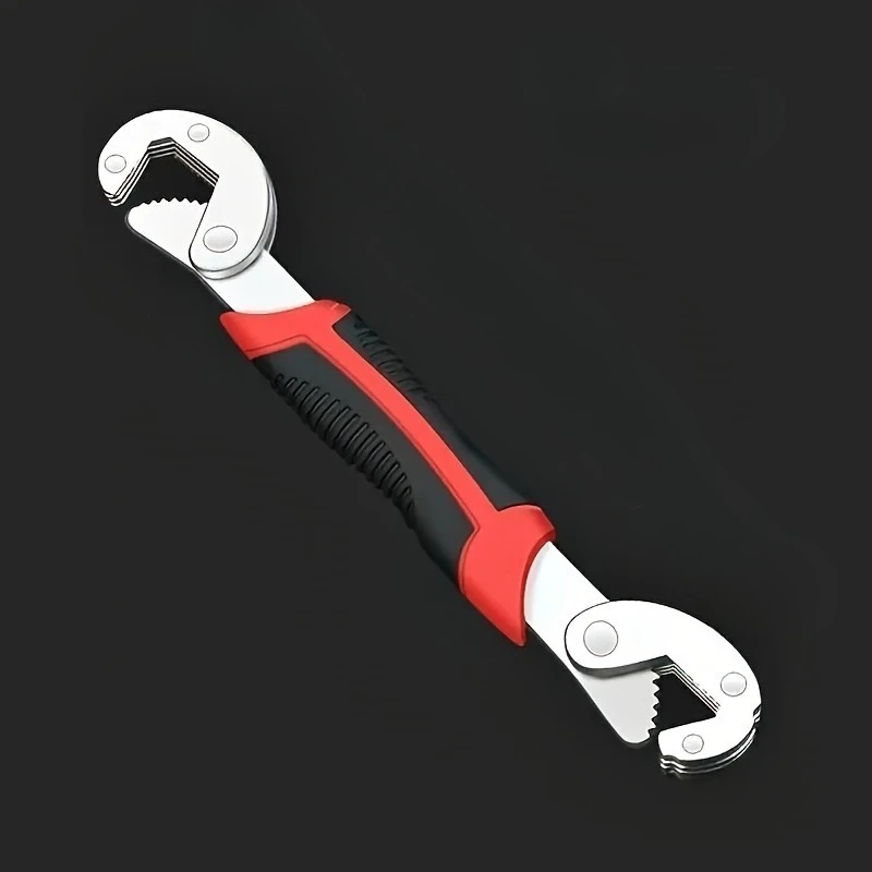 Open-Ended Adjustable Wrench Multi-Purpose Pipe Pliers Vanadium Steel Self Tightening Repair Wrench For Automotive Plumbing