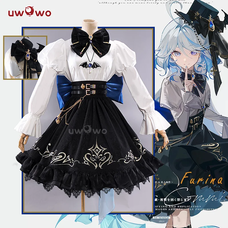 

PRE SALE UWOWO Furina Cosplay Game Genshin Impact Fanart Furina Modern British Style Cosplay Costume Halloween Costume