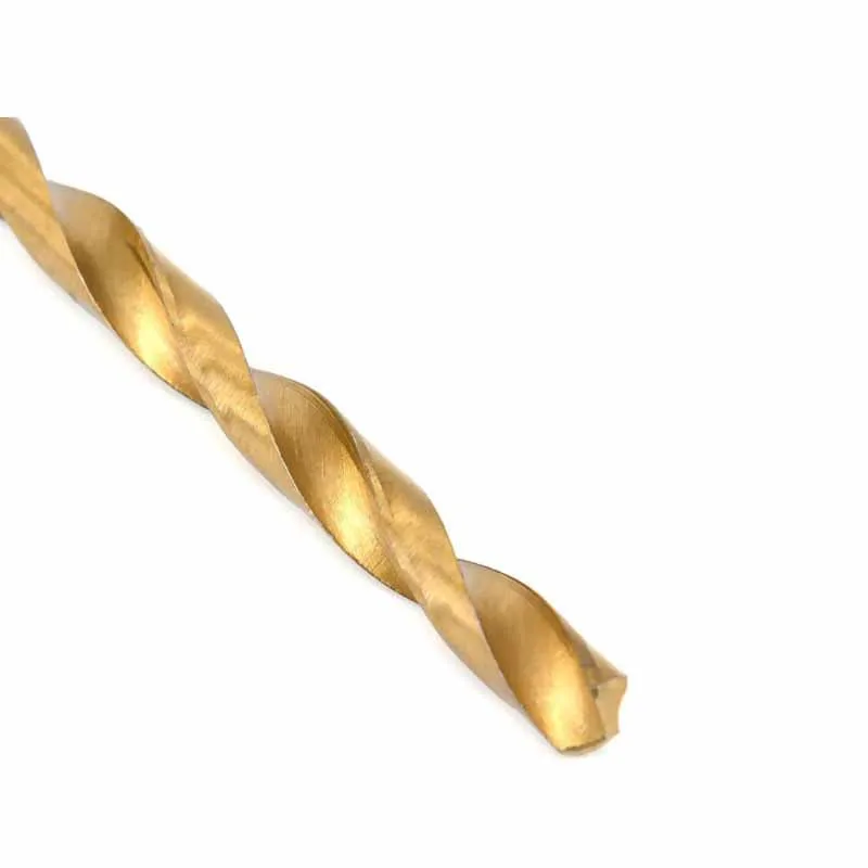 1/13Pcs Hexagonal Handle Twist Drill Bits High Speed Steel Titanium Plated Coated 1/4 Inch Hex Shank Drill Bit Tools