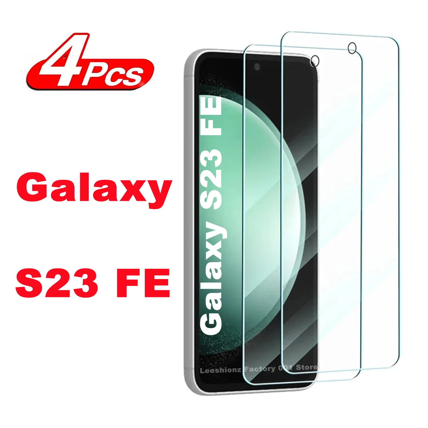 

2/4Pcs HD Tempered Glass Film For Samsung Galaxy S23 FE 5G 9H Screen Protector Glass