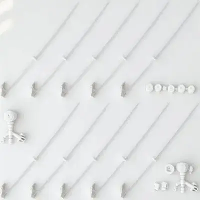 10Pcs Vehicle Flag Clips Car Window Flagpoles Clip-on Flag Holder for Truck Bus Suv Nation Team Warning Safety Flags Tough - view 6