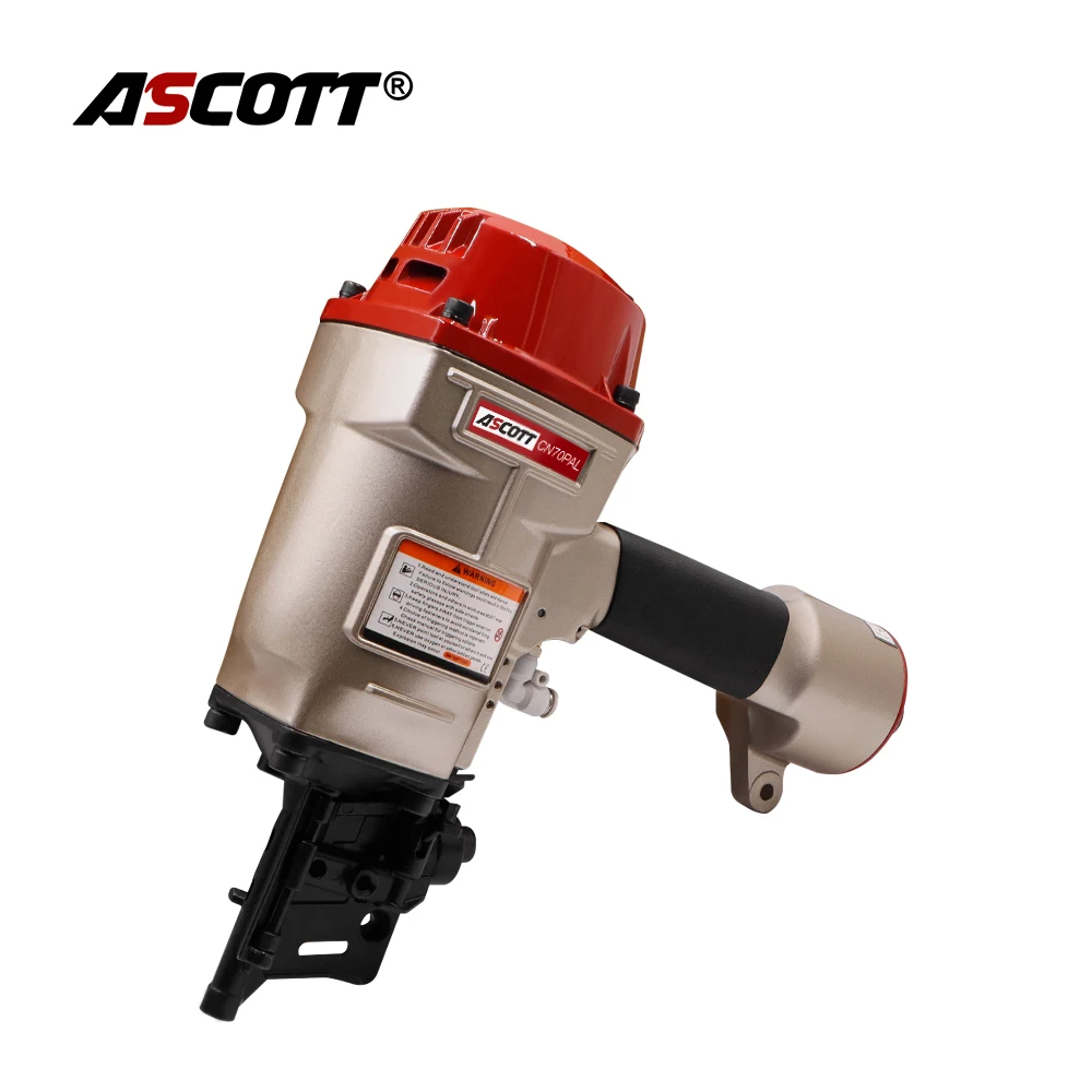 Hot Sale Wire Collated Automated Pallet Machine Coil Nailer CN70PAL for Wood Pallet Making Industrial Air-Powered Framing Nailer