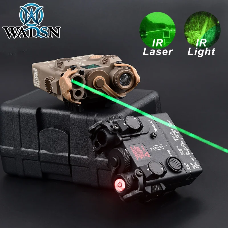 

WADSN Tactic DBAL-A2 Red Green Laser IR No White Light Version Airsoft Hunting Wepon Fit 20mm picatinny rail Scout Gun indcator